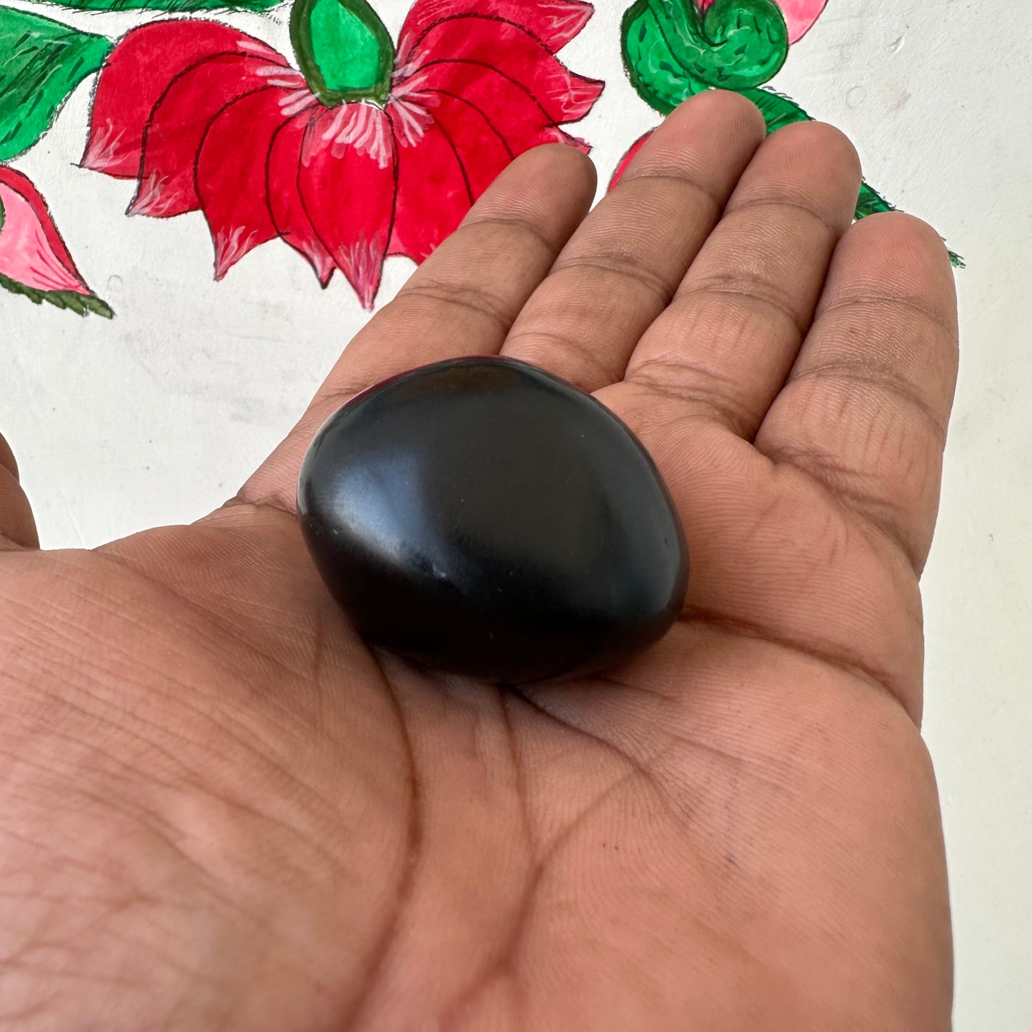 Shaligram Shila | Nepal Gandaki River Saligram Stone | 2 Inch (Shila)