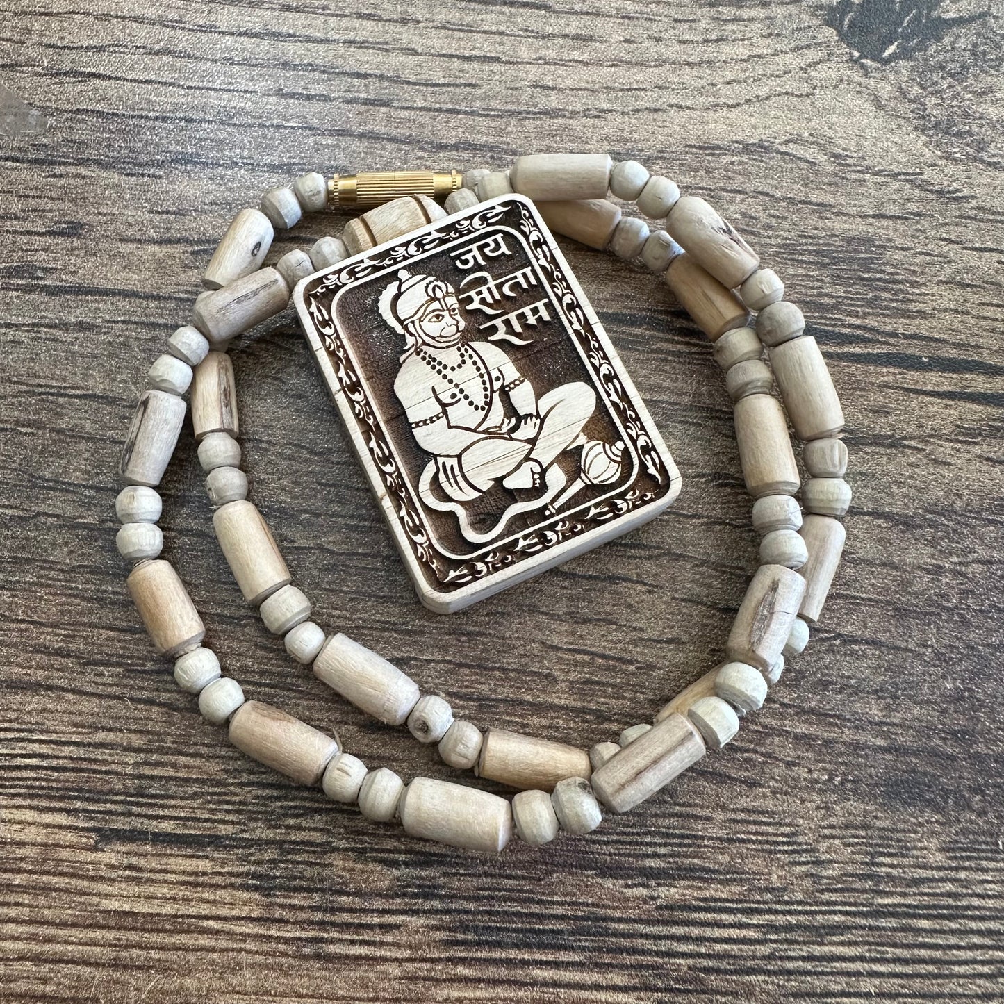 Hanuman Tulsi mala (locket+ mala Tulsi)